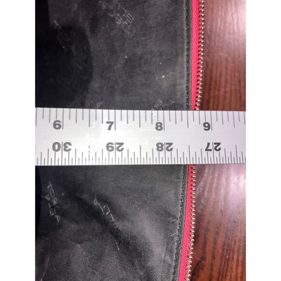 Tosca Blu Italian Red Leather Alligator Handbag! - Picture 13 of 16